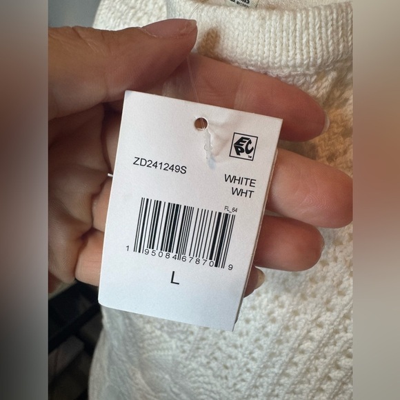 NWT Z Supply Mallorca Crochet Midi Dress White Size L - Picture 10 of 10